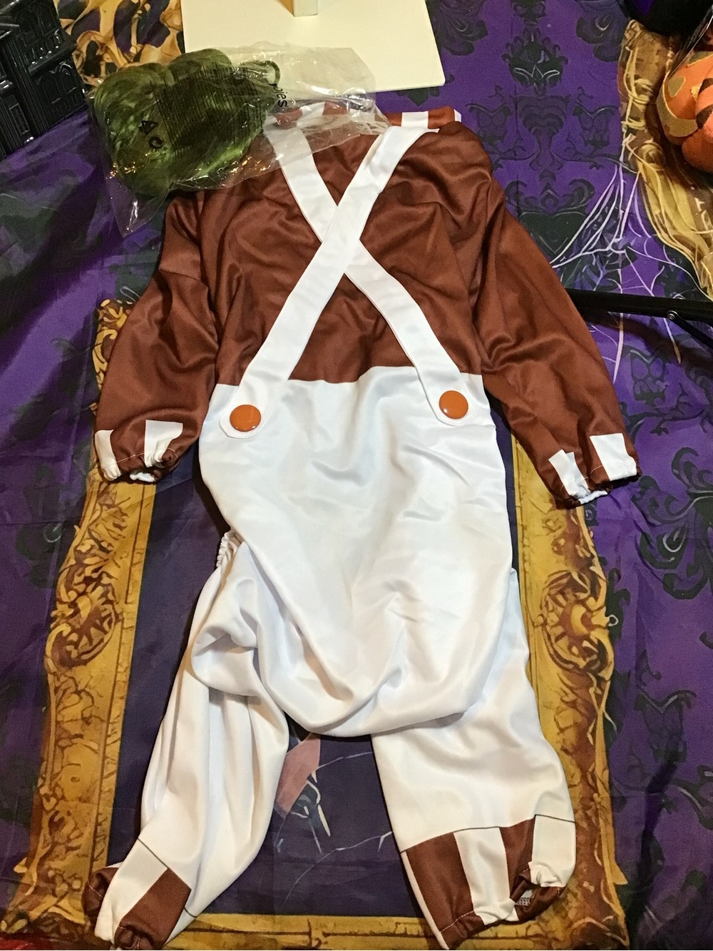 Willy Wonka & the chocolate factory Oompa Loompa pet costume size XL